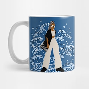 Girl and the wave Mug